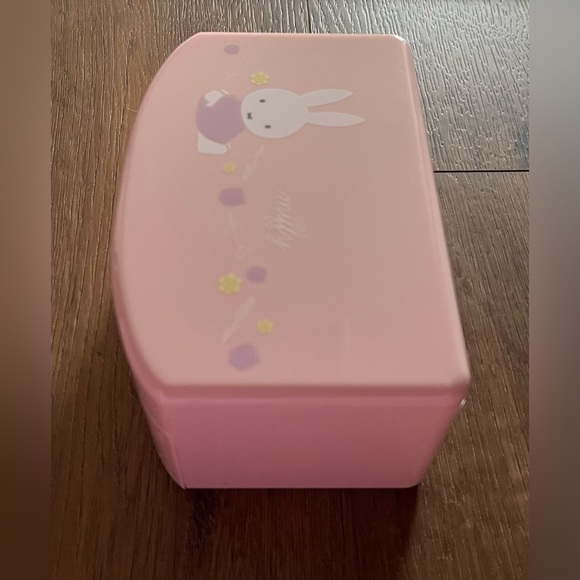 MIFFY-Imported (NWT) Pink Jewelry Box With Drawer & Mirror - Picture 10 of 13